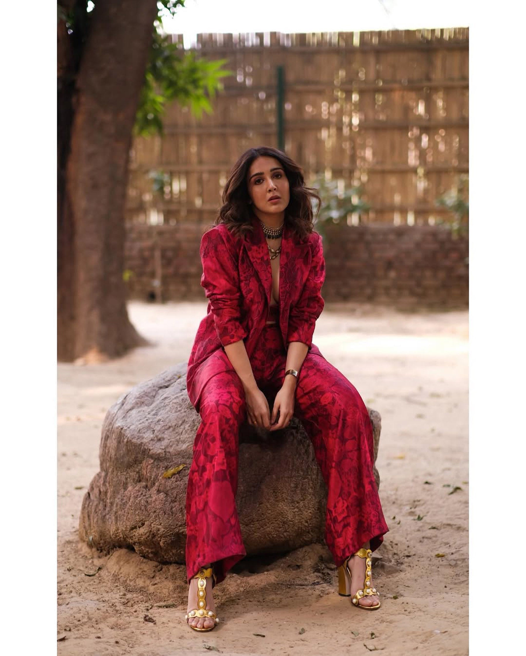Sanjana Batra In Firey Red