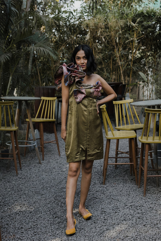 one shoulder dress