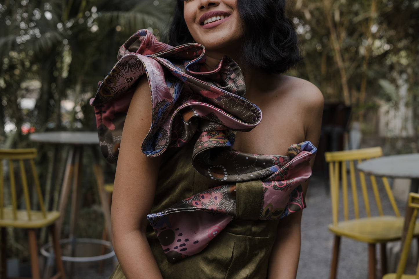one shoulder dress